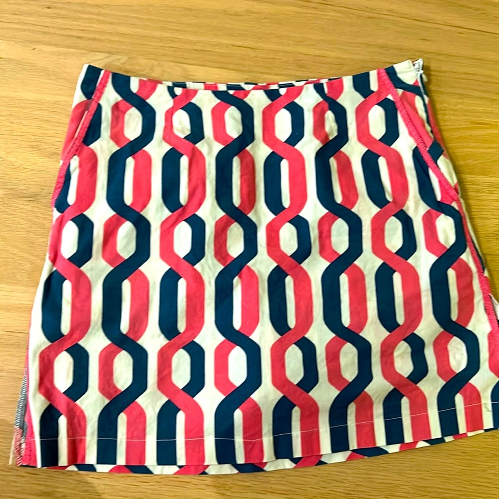 Golftini Golf Skort - Pink, white, blue - size 0